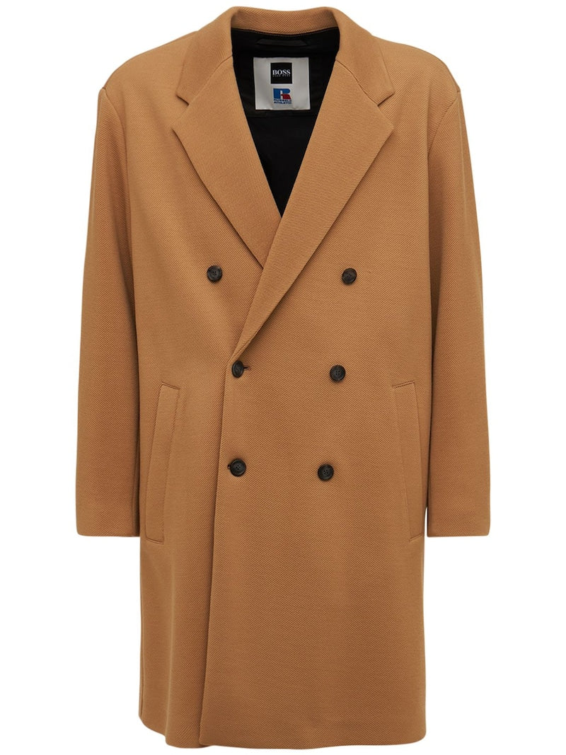 BOSS X RUSSELL ATHLETIC Overcoat Beige