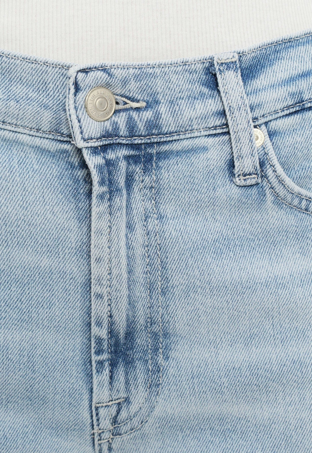 7 FOR ALL MANKIND WOMEN Lotta Frosted Lotus Jeans Light Blue