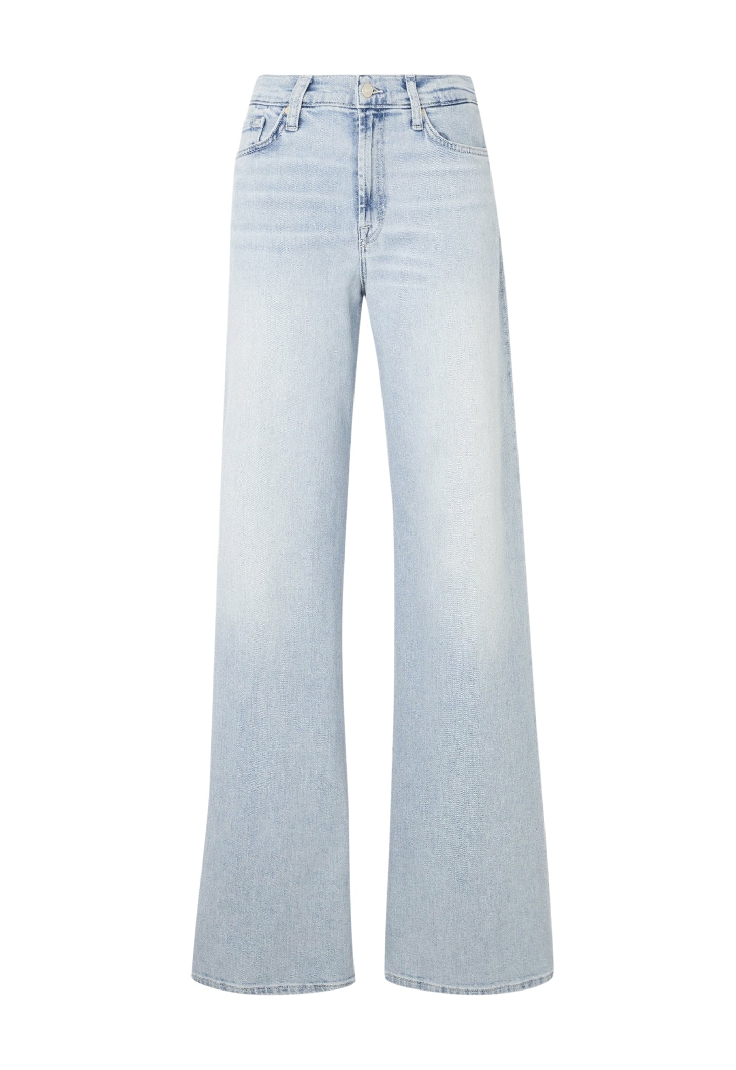 7 FOR ALL MANKIND WOMEN Lotta Frosted Lotus Jeans Light Blue