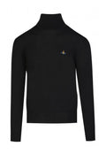 VIVIENNE WESTWOOD Turtle Neck Knit Jumper Black
