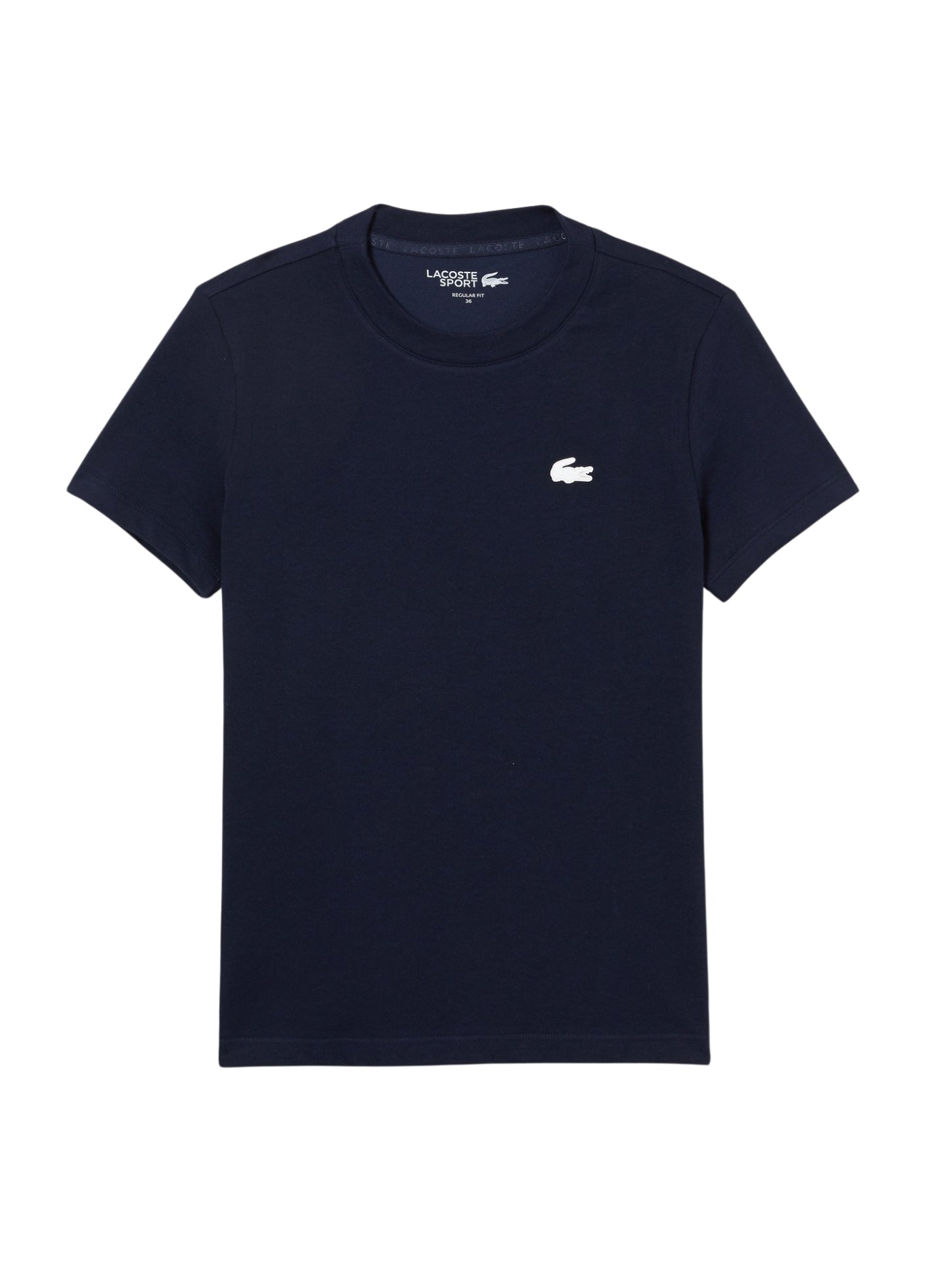 LACOSTE WOMEN Ultra Dry Technical Cotton Sport T-shirt Midnight Blue