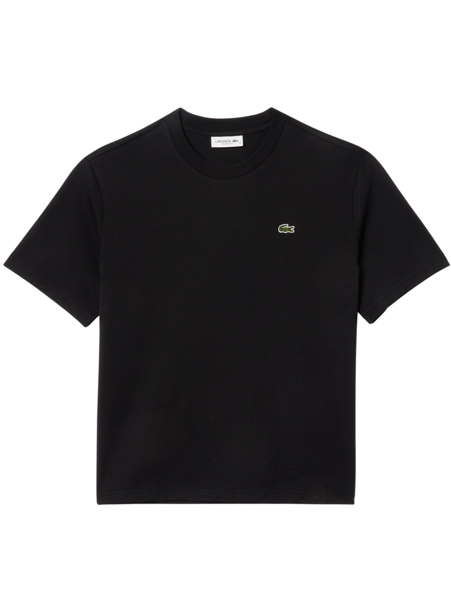 LACOSTE WOMEN Relaxed Fit Soft Cotton T-shirt Black