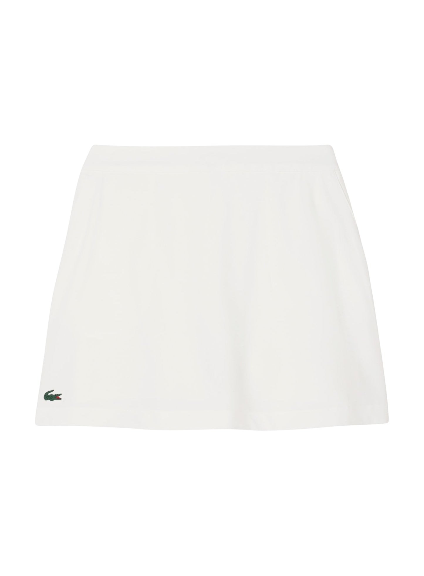 LACOSTE WOMEN Ultra Dry Golf Skirt with Liner White