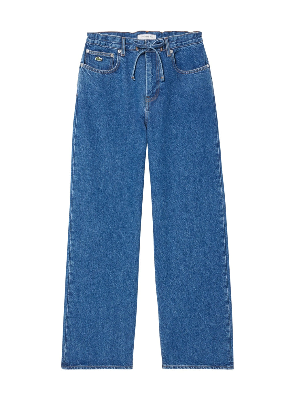LACOSTE WOMEN Wide Fit Denim Jeans Blue