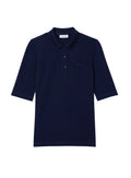 LACOSTE WOMEN Slim Fit L.12.D Three Quarter Sleeve Polo Shirt Midnight Blue