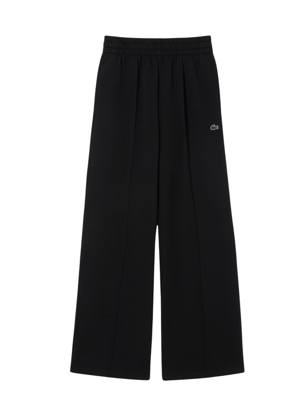 LACOSTE WOMEN Cotton Wide Leg Sweatpants Black