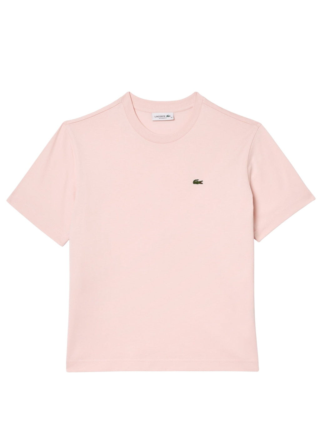 LACOSTE WOMEN Relaxed Fit Soft Cotton T-shirt Light Pink