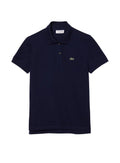 LACOSTE WOMEN Regular Fit Supple Petit Piqué Polo Shirt Midnight Blue