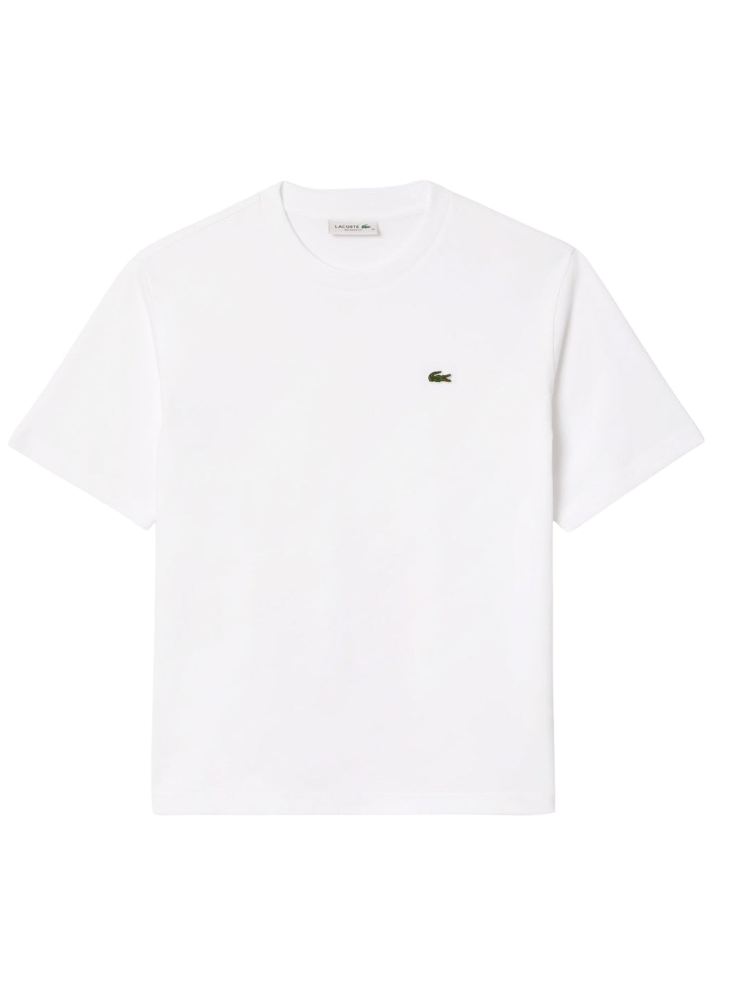 LACOSTE WOMEN Relaxed Fit Soft Cotton T-shirt White