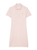 LACOSTE WOMEN Slim Fit Stretch Piqué Polo Dress Light Pink