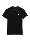 LACOSTE WOMEN Ultra Dry Technical Cotton Sport T-shirt Black