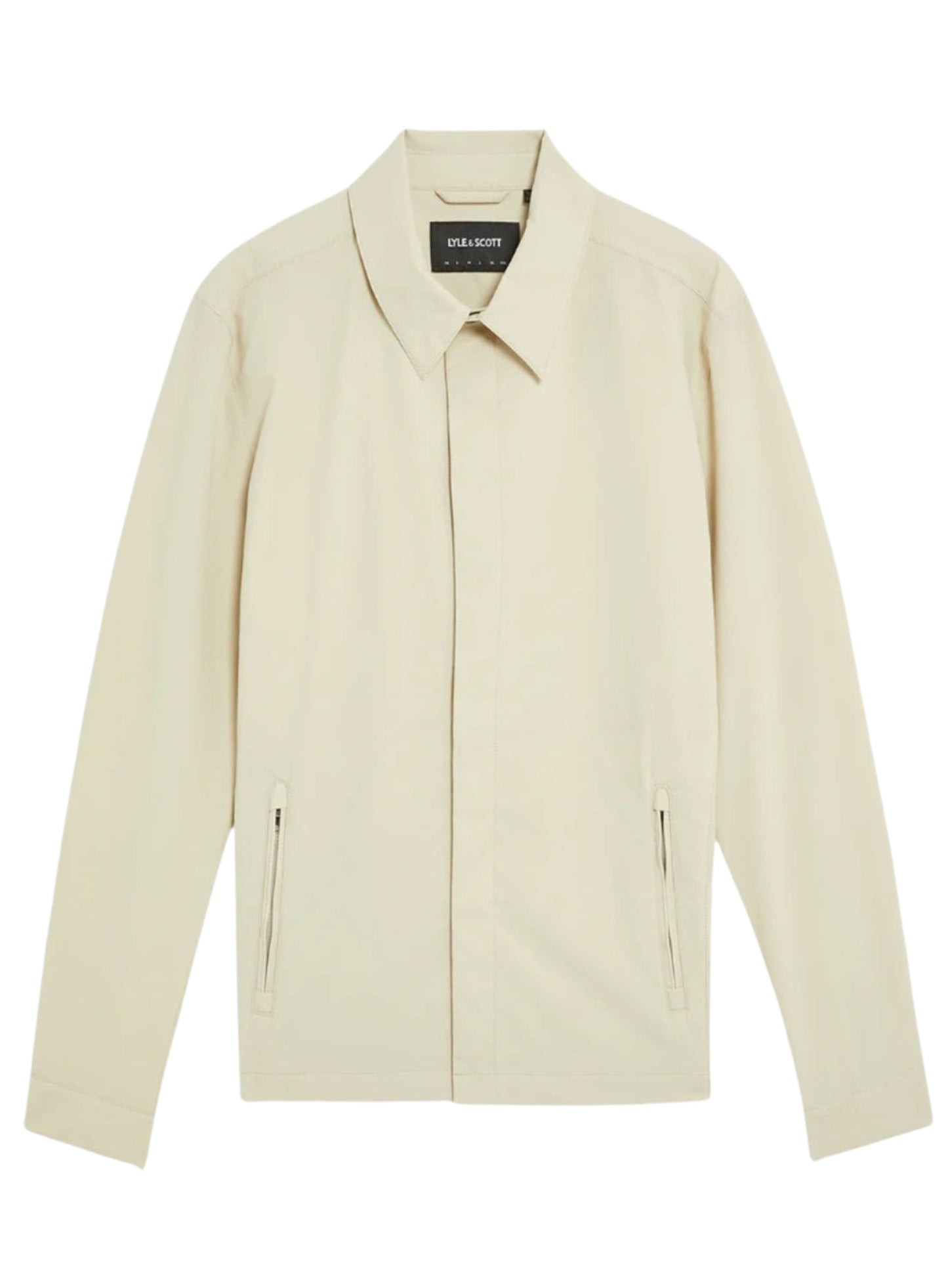 LYLE & SCOTT Nylon Overshirt Grey Taupe
