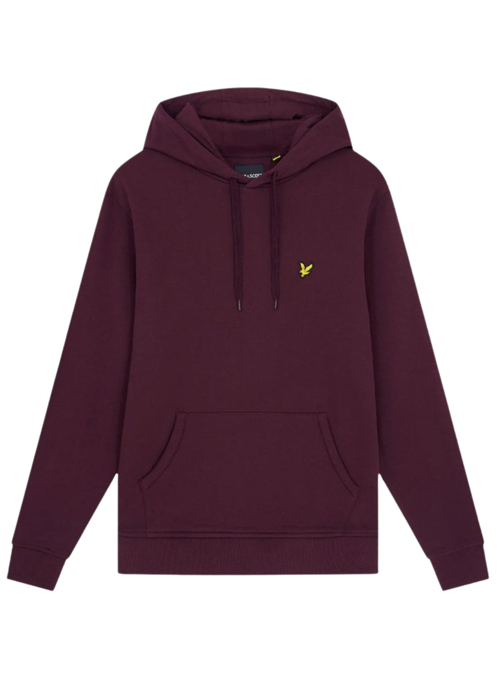 LYLE & SCOTT Loopback Cotton Hoodie Burgundy