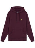LYLE & SCOTT Loopback Cotton Hoodie Burgundy