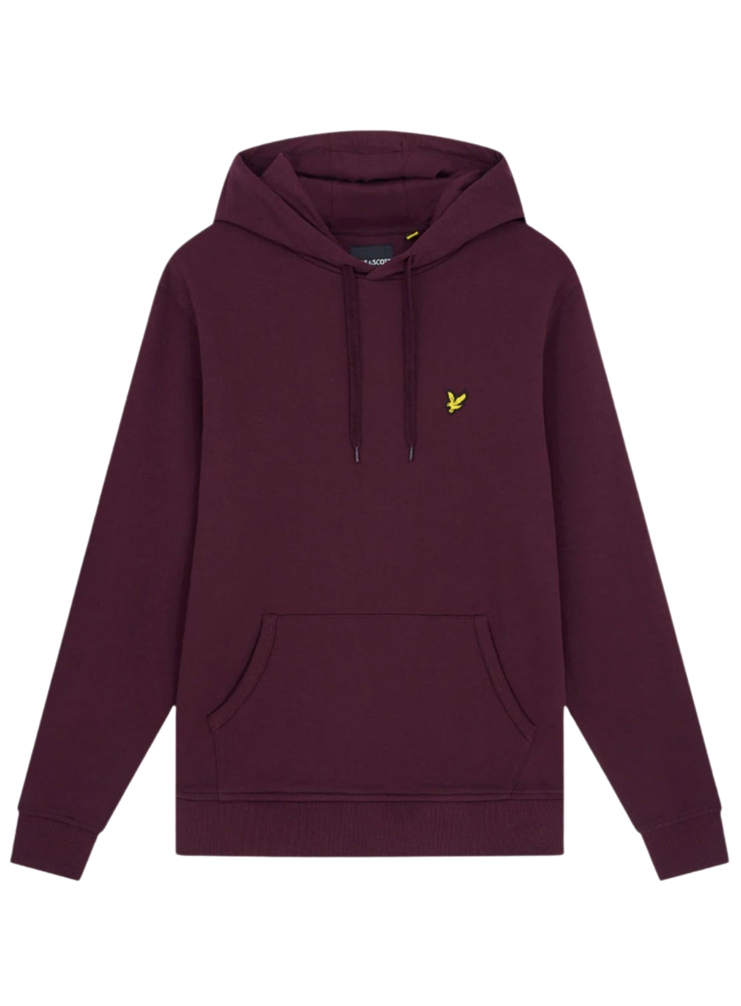 LYLE & SCOTT Loopback Cotton Hoodie Burgundy