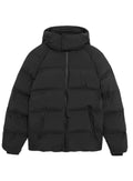 LYLE & SCOTT Heavyweight Hooded Puffer Jacket Jet Black
