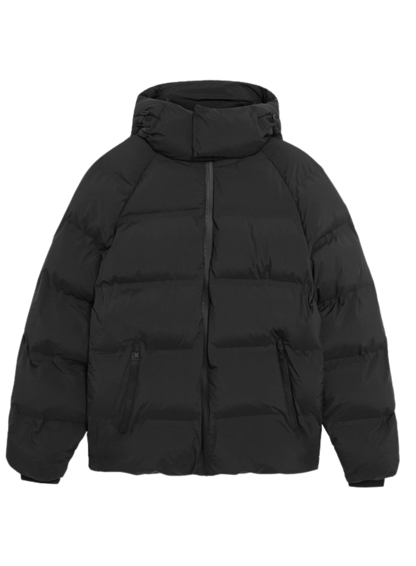 LYLE & SCOTT Heavyweight Hooded Puffer Jacket Jet Black