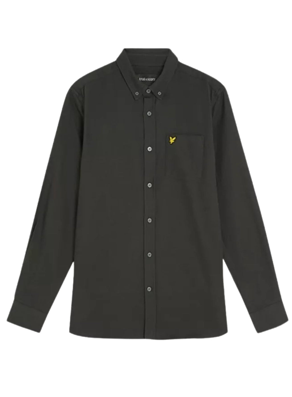LYLE & SCOTT Plain Flannel Shirt Shadow