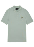 LYLE & SCOTT Plain Polo Shirt Cold Mint