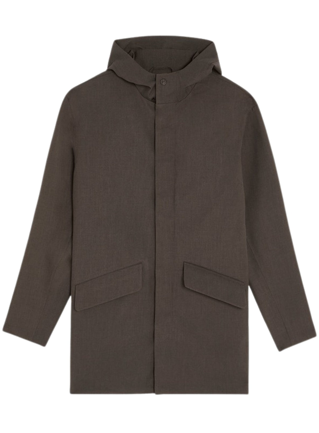 LYLE & SCOTT Waterproof Mac Raincoat Charcoal Marl