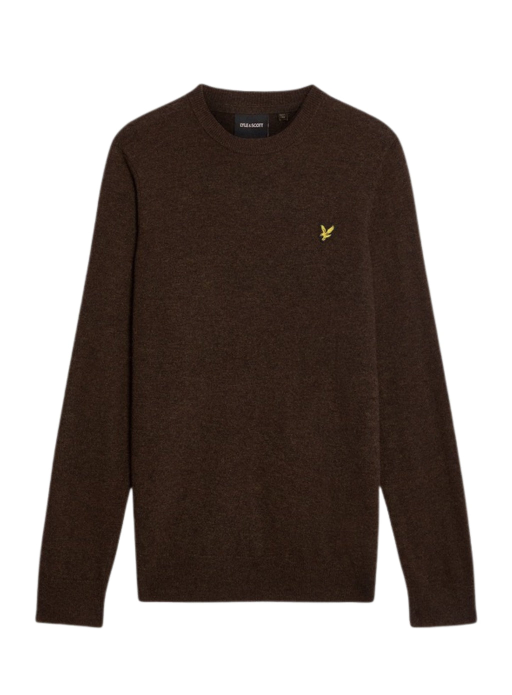 LYLE & SCOTT Cotton Merino Crew Neck Jumper Port