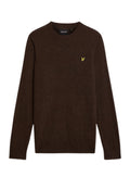 LYLE & SCOTT Cotton Merino Crew Neck Jumper Port
