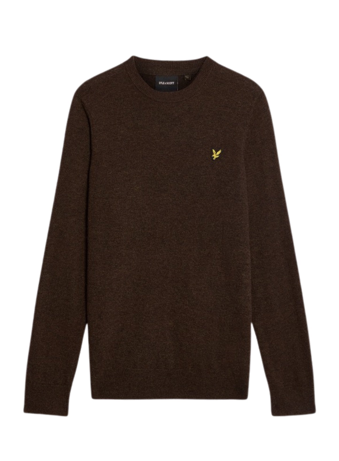 LYLE & SCOTT Cotton Merino Crew Neck Jumper Port