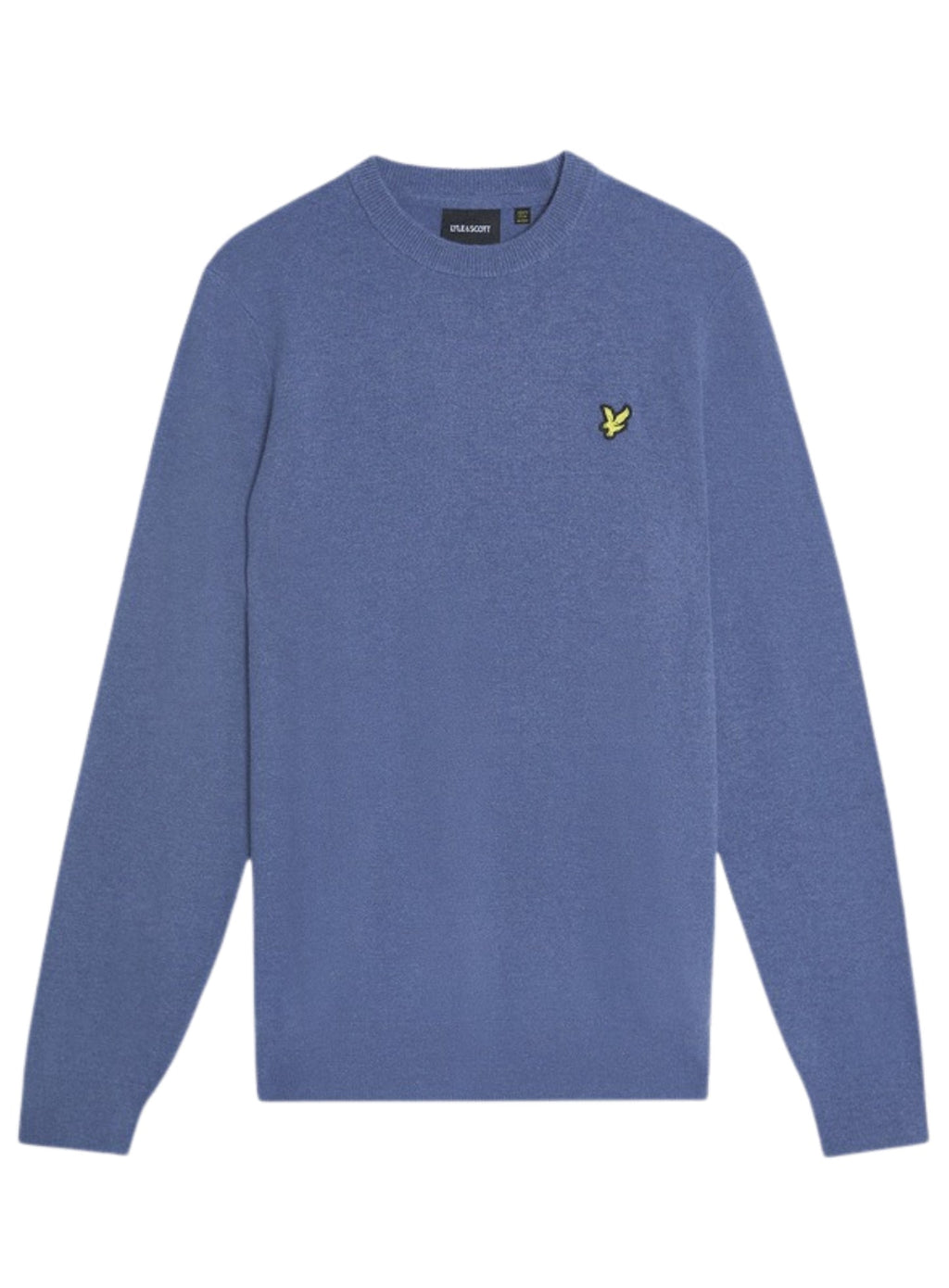 LYLE & SCOTT Lambswool Blend Crew Neck Jumper Graystone Marl