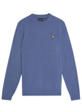 LYLE & SCOTT Lambswool Blend Crew Neck Jumper Graystone Marl
