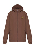 LYLE & SCOTT Zip Through Hooded Jacket Bottle Brown