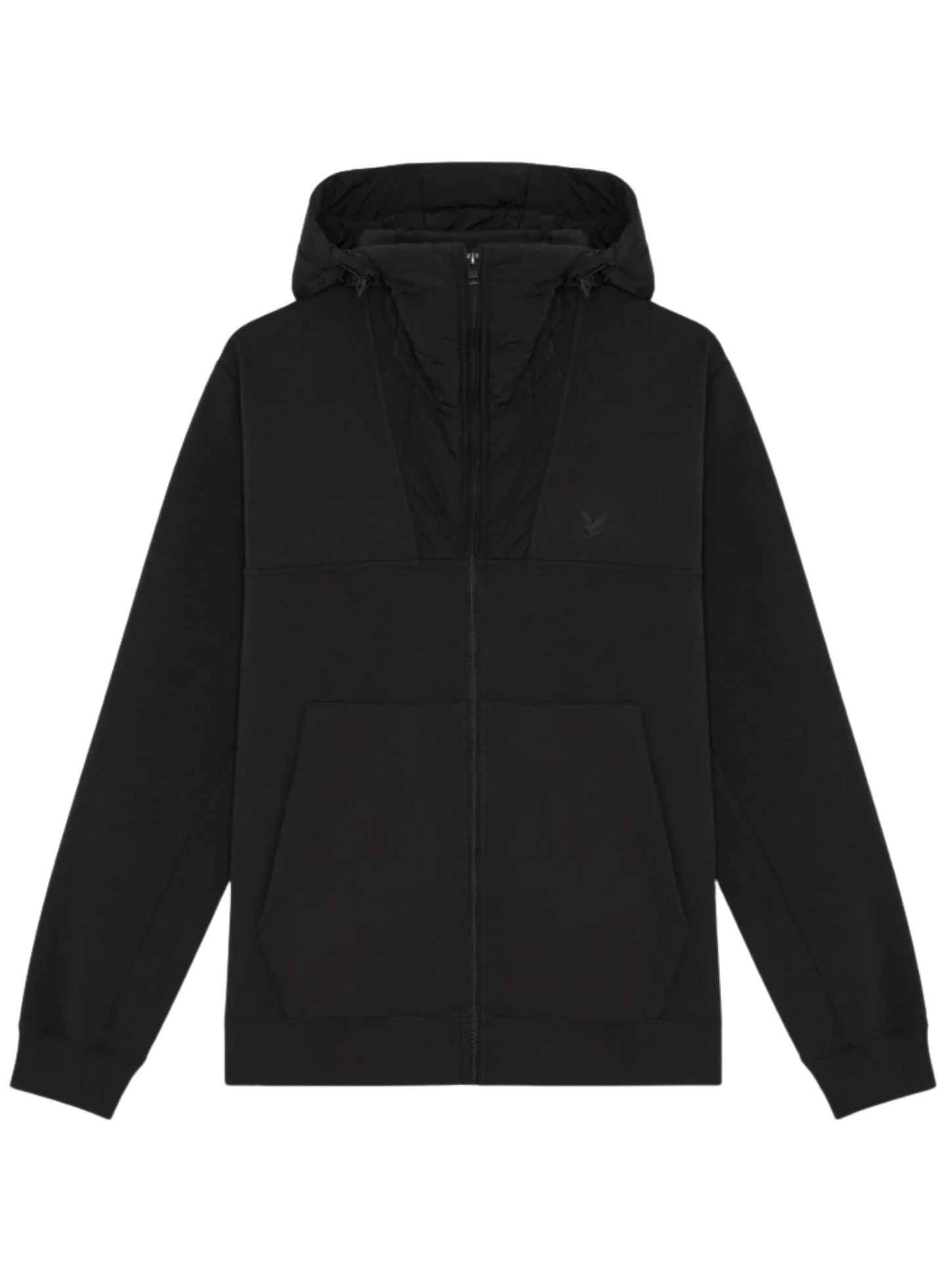 LYLE & SCOTT Panelled Hybrid Jacket Black Ice