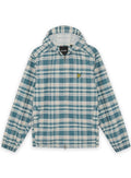 LYLE & SCOTT Tartan Hooded Zip Through Jacket Everglade