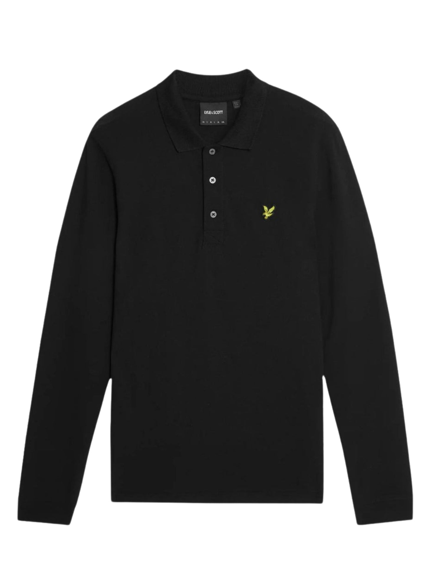 LYLE & SCOTT LS Polo Shirt Jet Black