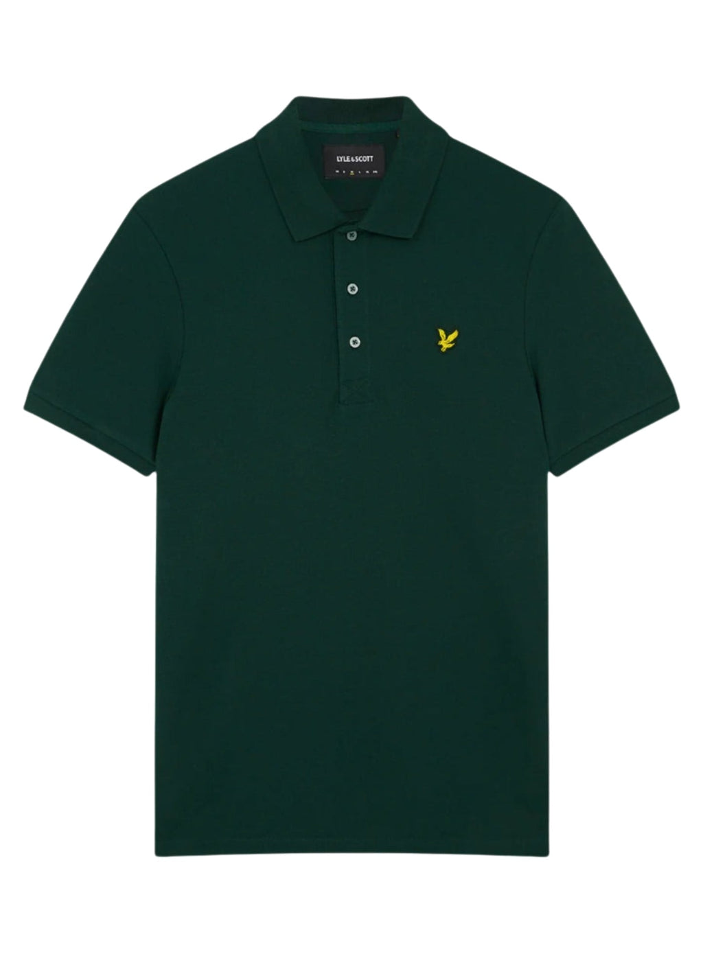 LYLE & SCOTT Plain Polo Shirt Dark Green