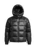 JACK1T EZ Boxed Puffer Racer Jacket Lux Black