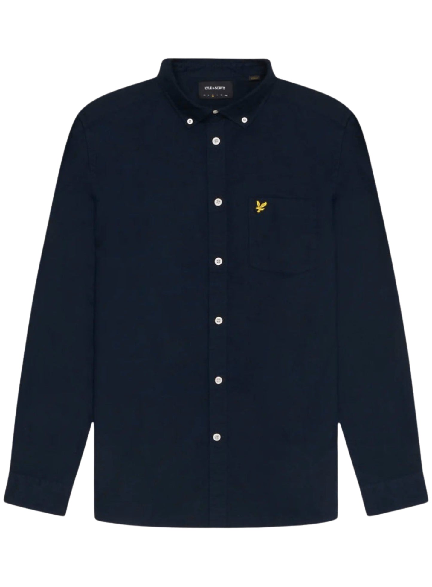 LYLE & SCOTT Plain Oxford Shirt Dark Navy