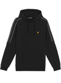 LYLE & SCOTT Sports Tape Hoodie Jet Black