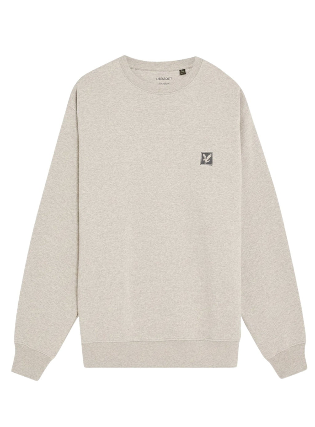 LYLE & SCOTT Loungewear Crew Neck Pullover Oatmeal Marl