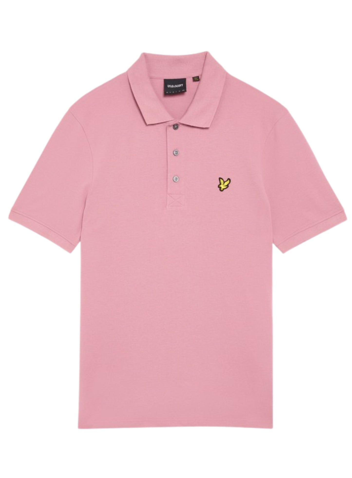 LYLE & SCOTT Plain Polo Shirt Garden Rose