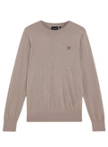 LYLE & SCOTT Merino Wool Crew Neck Jumper Cinder
