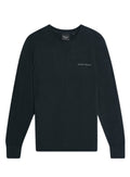 LYLE & SCOTT Script Knitted Crew Neck Dark Navy