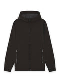 LYLE & SCOTT Nylon Zip Through Hooded Jacket Licorice