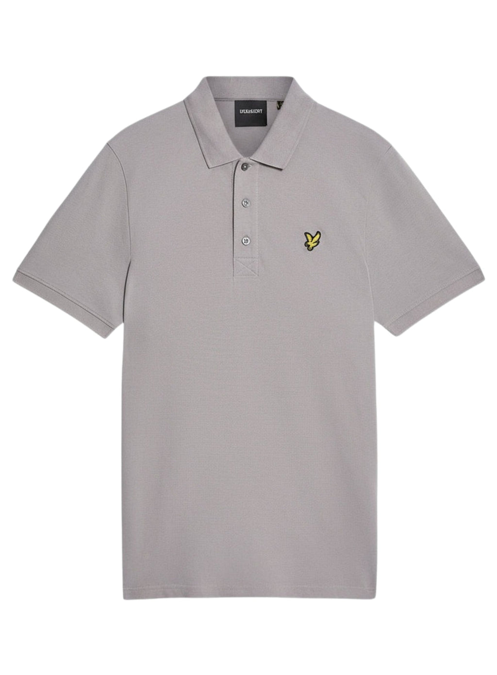 LYLE & SCOTT Plain Polo Shirt Gull Grey