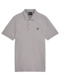 LYLE & SCOTT Plain Polo Shirt Gull Grey