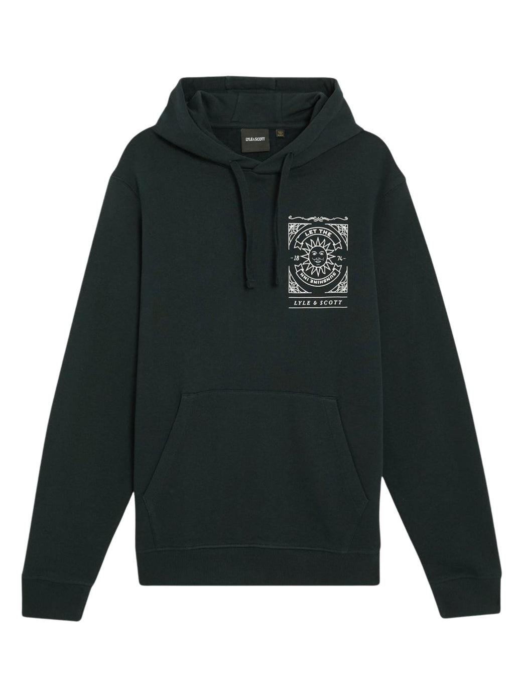LYLE & SCOTT Sunshine Inn Graphic Hoodie Dark Navy