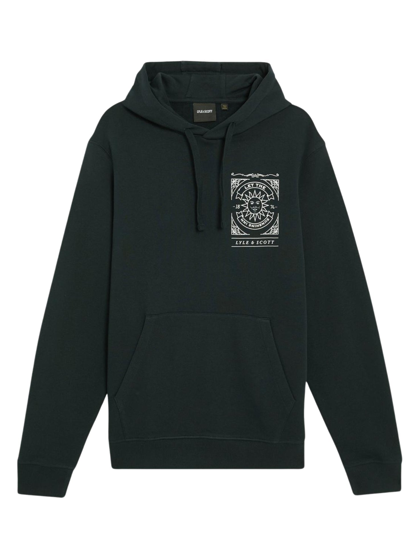 LYLE & SCOTT Sunshine Inn Graphic Hoodie Dark Navy