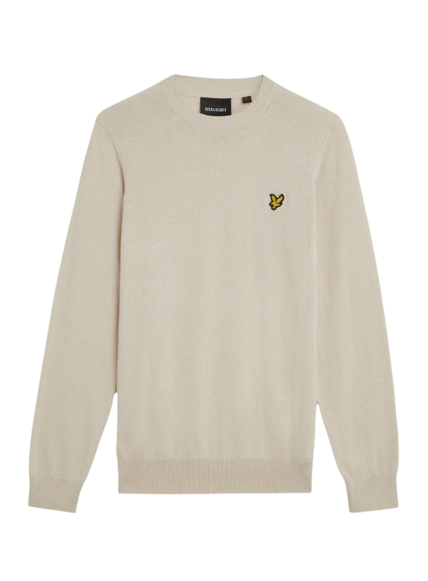 LYLE & SCOTT Cotton Merino Crew Neck Jumper Cove