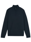 LYLE & SCOTT Superfine Cotton 1/4 Zip Sweatshirt Dark Navy