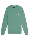 LYLE & SCOTT Cotton Merino Crew Neck Jumper Agave Green