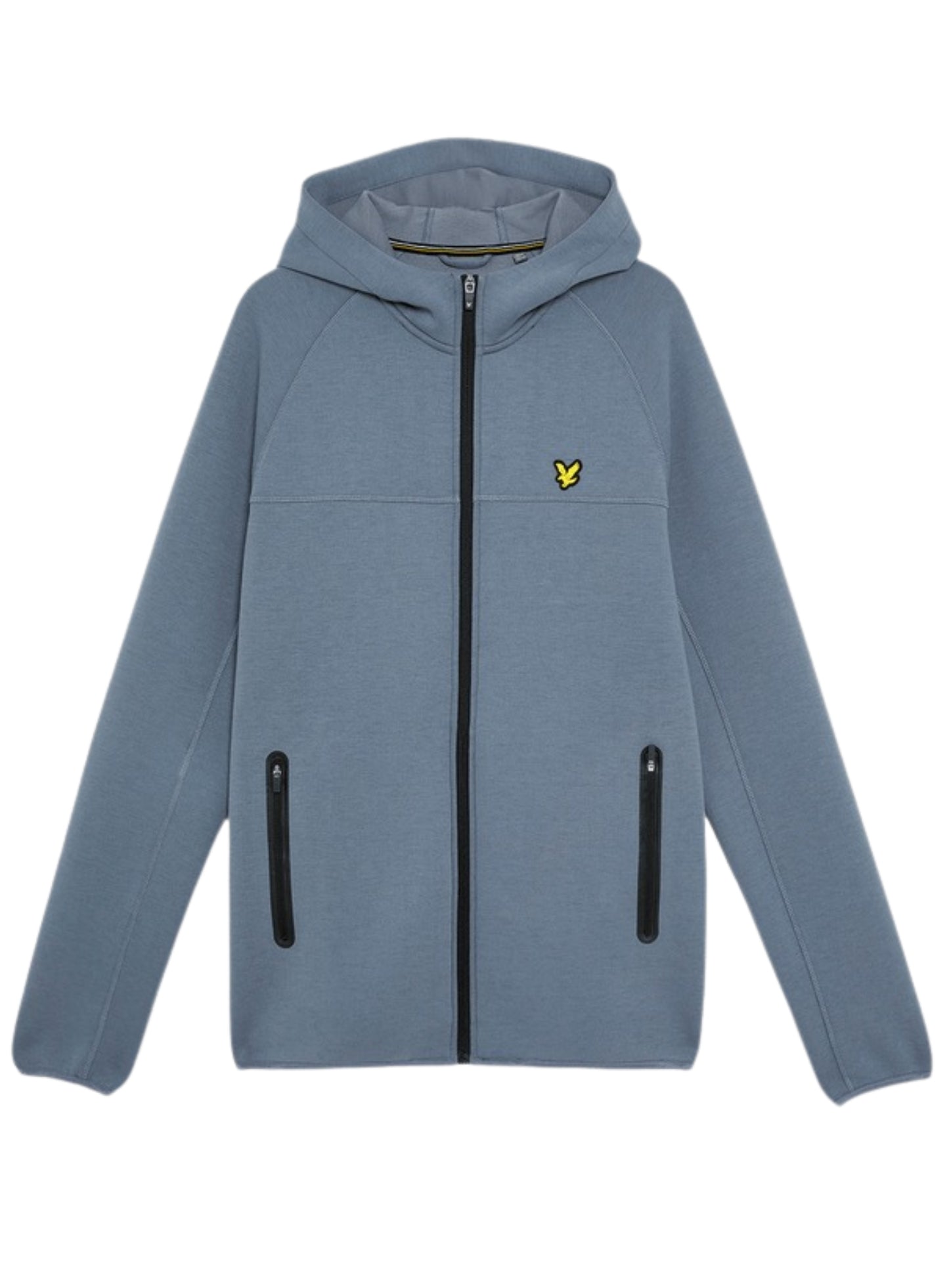 LYLE & SCOTT Sports Neoprene Zip Hoodie Steel Indigo Marl